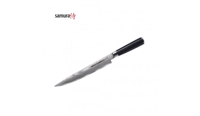 Samura Damascus Универсальный Кухонный нож для Нарезки 230mm из AUS 10 Японской стали 61 HRC (67-сло