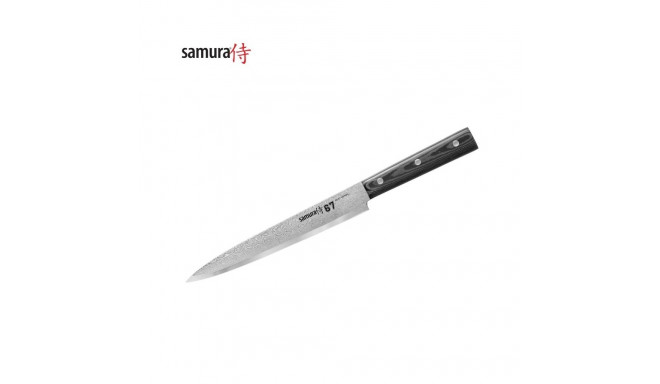 Samura Damascus  67 Кухонный нож для Нарезки 195mm из AUS 10 Дамасской стали 61 HRC (67-слойный)