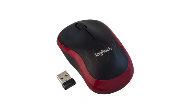 Logitech juhtmevaba hiir M185, punane
