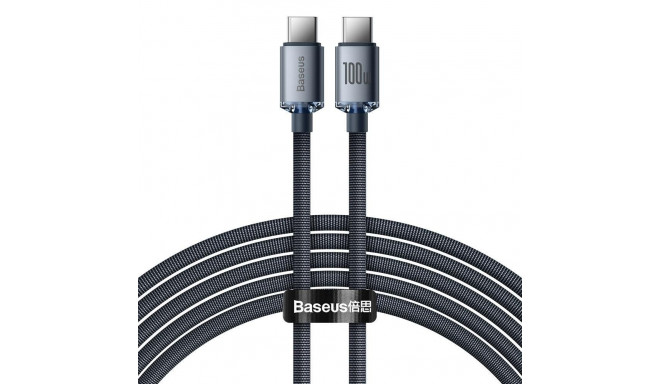 Baseus USB cable for fast charging and data transfer USB Type C - USB Type C 100W 2m black (CAJY0007