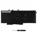 Notebook battery 93FTF GJKNX 7,6V 6200mAh for Dell Latitude 5290 5490 5580