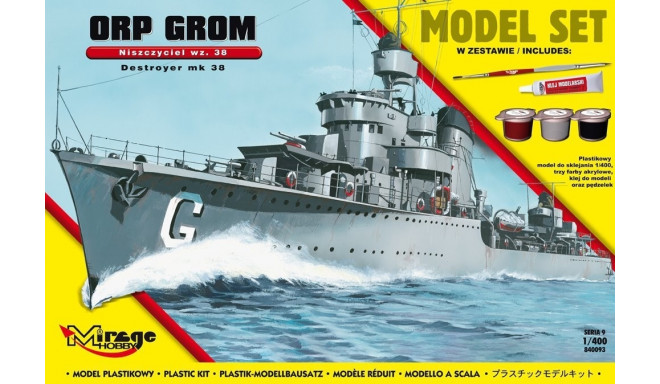 ORP &#39;Grom&#39; wz.38 [Polish Destroyer II WW]