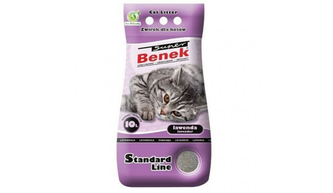 Cat Litter Super Benek Standard Grey Lavendar 10 L