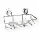 Bath Organiser Caddy Confortime Chromed Aluminium Silver 30 x 13,5 x 15 cm (6 Units)