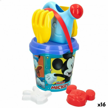 Rannalelude komplekt Mickey Mouse Ø 18 cm (16 Ühikut)