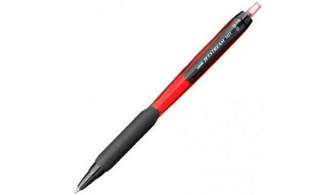 Liquid ink pen Uni-Ball Red 0,35 mm (12 Units)