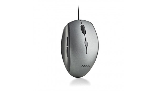 Mouse NGS MOTHGRAY Grey 1600 dpi (1 Unit)