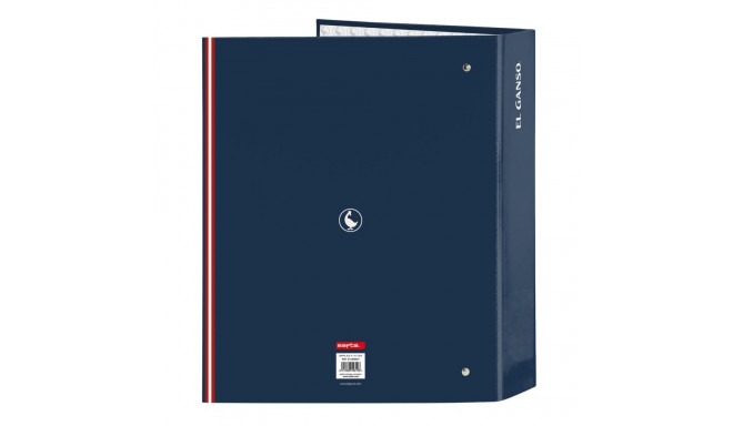 Ring binder El Ganso Classic Navy Blue A4 27 x 33 x 6 cm