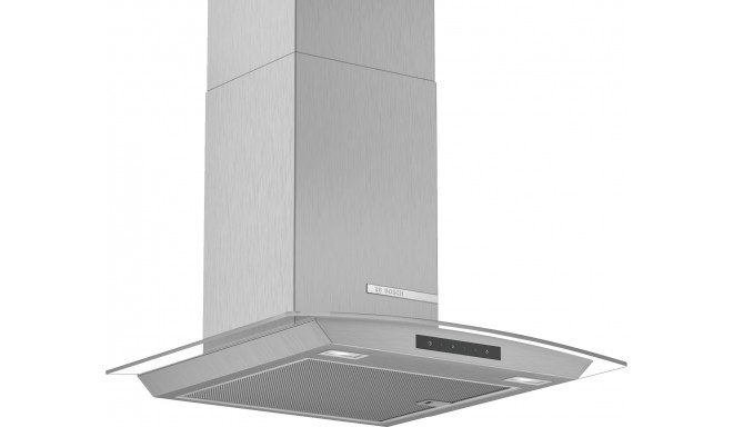 Bosch Serie 4 DWA66DM50 cooker hood Wall-mounted Stainless steel 600 m³/h A