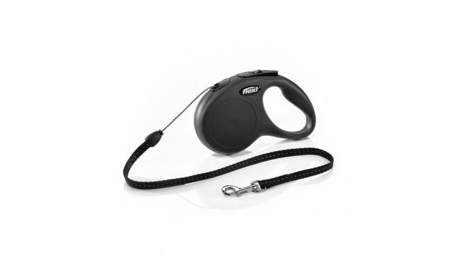 Walking leash New Classic cord 5m S black, Flexi