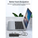 PremiumCord USB 3.2 Superspeed HUB 7-port with port switches
