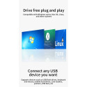 PremiumCord USB 3.2 Superspeed HUB 7-port with port switches