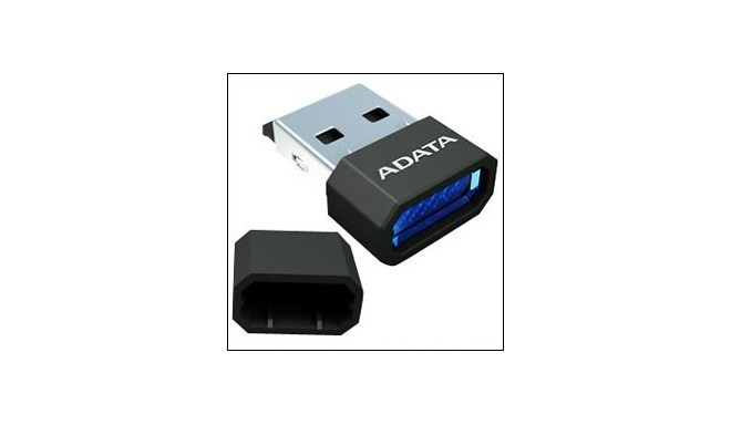 MicroReader Adata V3, microSD-SDHC, USB2, Black with blue LED