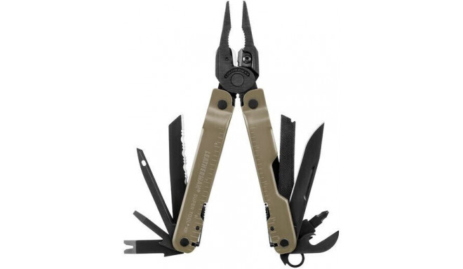 Leatherman Multitool SUPER TOOL 300M (brown, 18 tools, with holster)