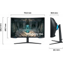 SAMSUNG Odyssey G6 S32BG650EU, gaming monitor (82 cm (30 inches), black, AMD Free-Sync, HDR, QHD, 24