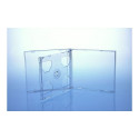 Omega CD box Jewel for 2, transparent