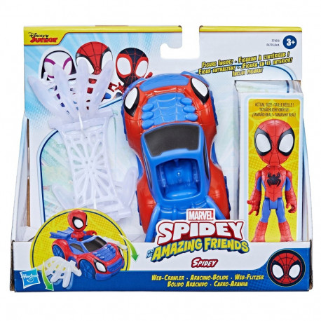 SPIDEY AND HIS AMAZING FRIENDS figuur ja sõiduk aksessuaariga