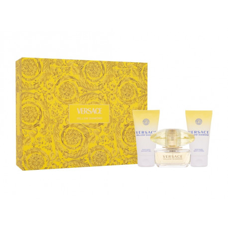 Versace Yellow Diamond Eau de Toilette (50ml) (Edt 50ml + 50ml Body lotion + 50ml Shower gel)