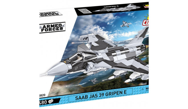 Bricks Armed Forces SAAB Jas 39 Gripen E 480 blocks