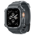 Spigen Rugged Armor Pro - Pasek z obudową do Apple Watch Ultra 49 mm (Dark Grey)