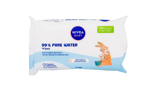 Nivea Baby 99% Pure Water Wipes (57ml)