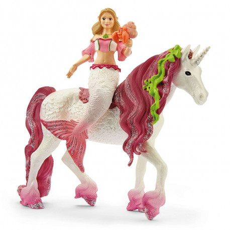 Unicorn Schleich Sirene Feya on sea unicorn 3 Pieces