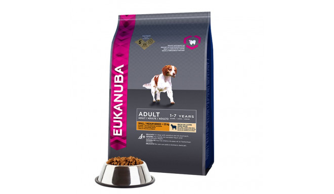Sööt Eukanuba Small & Medium Täiskasvanu Lammas Riis 12 kg