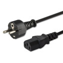 Voolujuhe Savio CL-138 Schuko IEC C13 Must 1,8 m