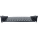 Intellinet Półka 2U 250mm rack 19" 2 punkty mocowania, perforowana, czarna