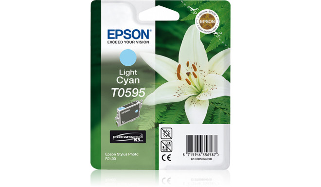 Epson Lily Singlepack Light Cyan T0595 Ultra Chrome K3
