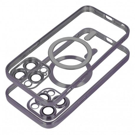 Case for Samsung S24 Electro Mag Cover compatible with MagSafe black