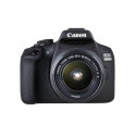 Canon EOS 2000D + obiektyw EF-S 18-55mm IS II + obiektyw EF 75-300mm III