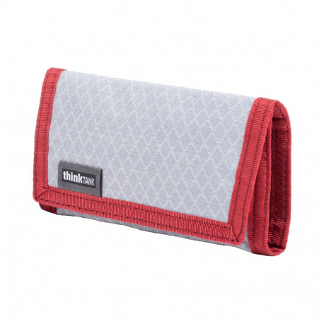 Think Tank Cards & Power Wallet (holds 2 CF/CFexpre or 4 SD/micro SD & 2 Batteries) Chili Pepper Red
