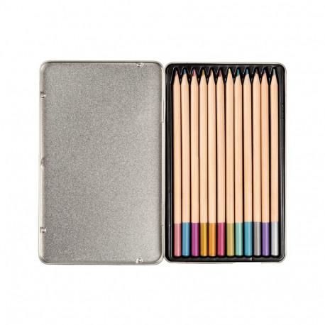 Walther wooden pencils metallic 12 pcs