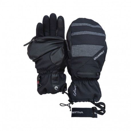 Vallerret Skadi Zipper Mitt LRS: Black XXL