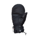 VALLERRET SKADI ZIPPER MITT LRS: BLACK XS