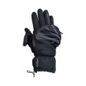 VALLERRET SKADI ZIPPER MITT LRS: BLACK XL