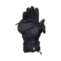 VALLERRET SKADI ZIPPER MITT LRS: BLACK S