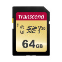 Transcend memory card SDXC 64GB Gold 500S UHS-I U3 MLC (V30) R95/W60