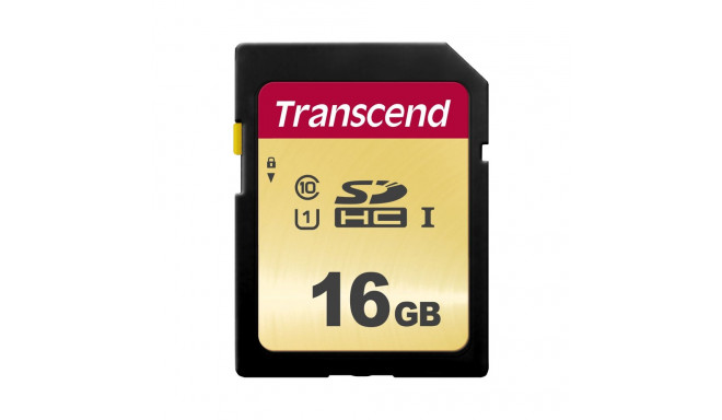 TRANSCEND GOLD 500S SD UHS-I U3, MLC (V30) R95/W60 16GB