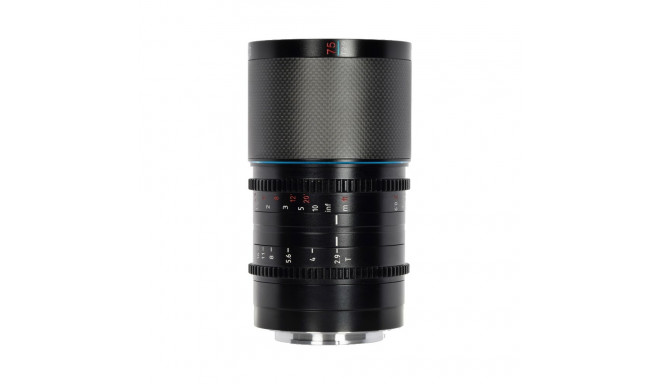 Sirui Anamorphic Lens Saturn 75mm T2.9 1.6x Carbon Fiber Full Frame X-Mount (Blue Flare)