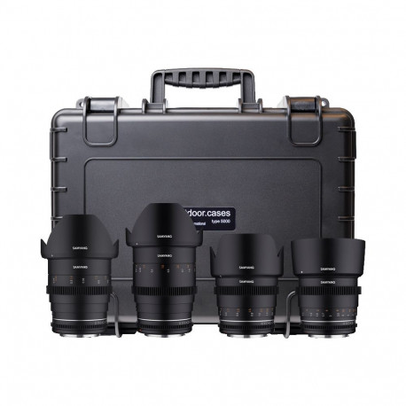 Samyang 4 KIT 24/35/50/85 VDSLR MK2 Canon RF + Hardcase