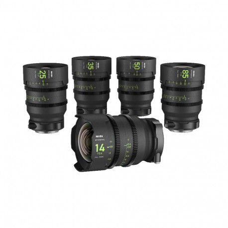 NiSi Cine Lens Set Athena Prime E-Mount