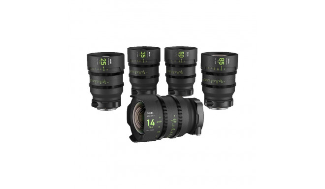 NiSi kinoobjektiivide komplekt Athena Prime E-Mount