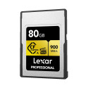 LEXAR CFEXPRESS PRO GOLD R900/W800 - VPG400 (TYPE A) 80GB