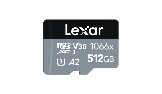 Lexar microSDXC SILVER 1066x UHS-I/U3/A2 R160/W120 (V30) 512GB