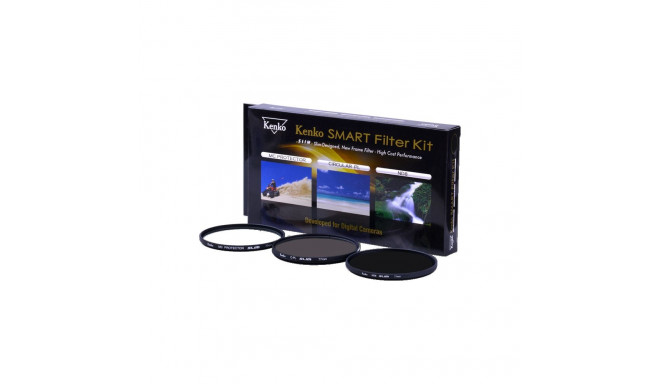Kenko Smart Filter 3-Kit Protect/CPL/ND8 49mm