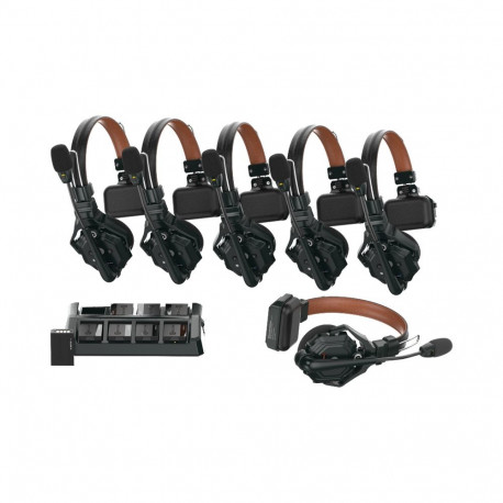 Hollyland Solidcom C1 Pro Wireless Intercom System with 6 ENC headsets