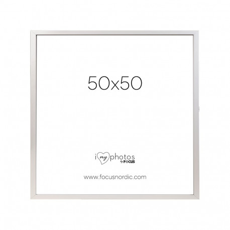 Focus photo frame Soul 50x50, white