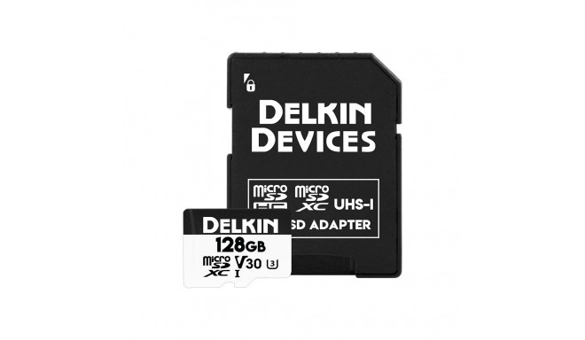 Delkin microSDXC Trail Cam Hyperspeed R100/W75 (V30) 128GB